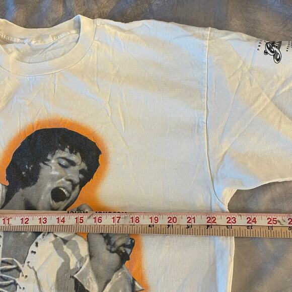 Vintage ELVIS PRESLEY 1997 T-Shirt Cronies White XL graceland hollywood casino - Picture 10 of 15